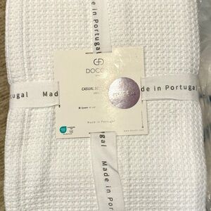 Docofil Portugal Hotel Luxury Matelasse All Season Lightweight Quilt 100% Cotton